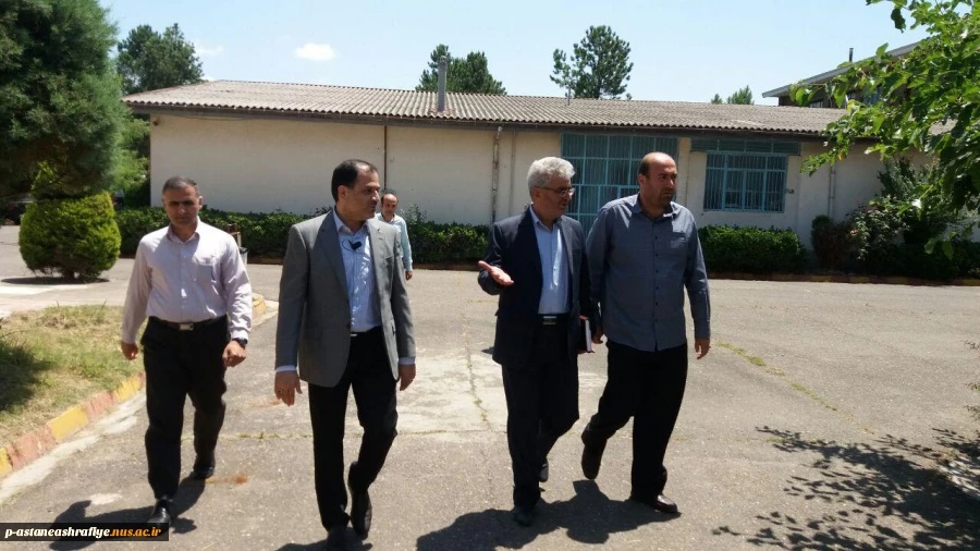 بازدید معاون اداری و مالی دانشگاه فنی از مرکز 4