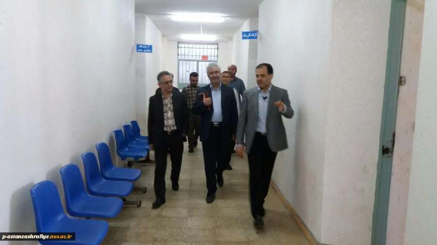بازدید معاون اداری و مالی دانشگاه فنی از مرکز 6