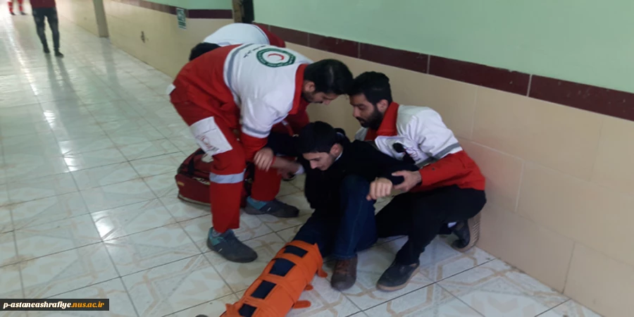 برگزاری مانور زلزله 8
