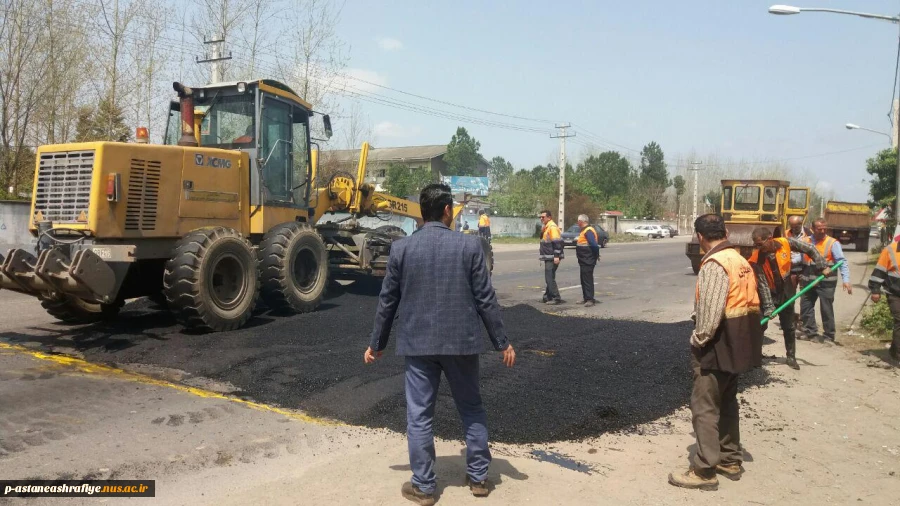 نصب سرعت گیر مقابل آموزشکده 2
