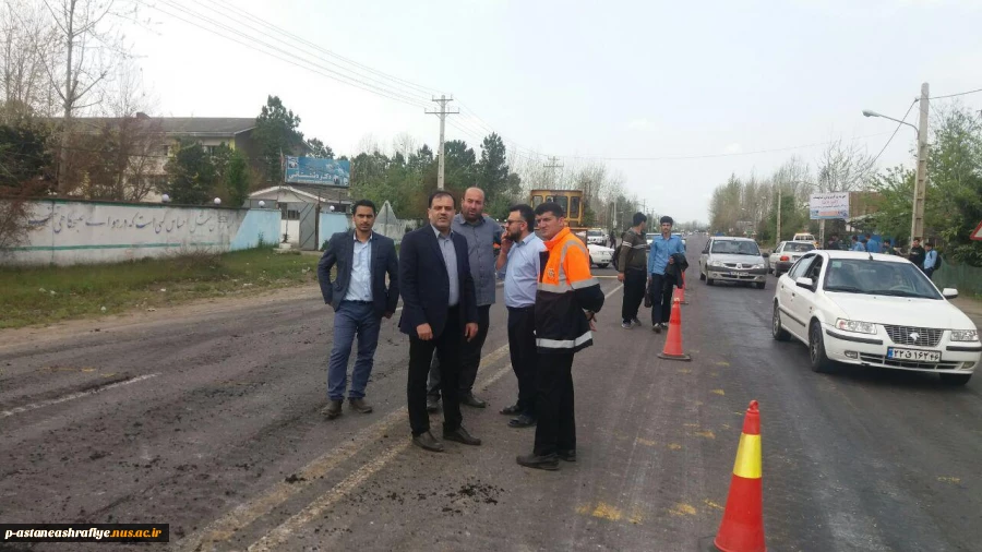نصب سرعت گیر مقابل آموزشکده 3