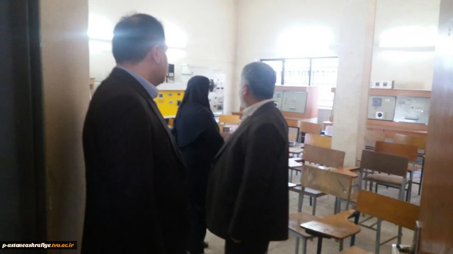 بازدید تیم نظارت و ارزیابی دانشگاه گیلان از آموزشکده آستانه 7