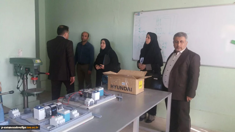 بازدید تیم نظارت و ارزیابی دانشگاه گیلان از آموزشکده آستانه 11