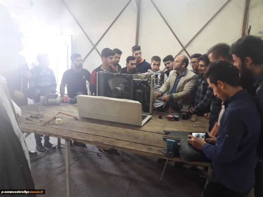 برگزاری دوره آموزش آزاد تعمیرات اسپلیت در آموزشکده آستانه 7