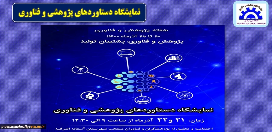 برگزاری نمایشگاه دستاوردهای پژوهشی 2