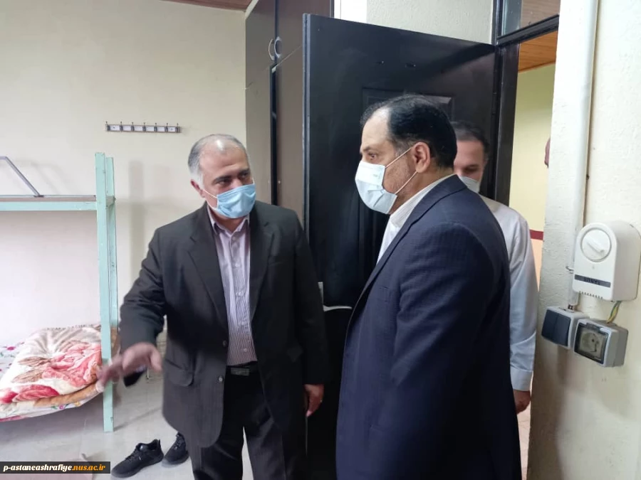 سخنرانی ریس آموزشکده فنی پسران آستانه اشرفیه جناب آقای دکتر سید یاسر فخر موسوی در بر گزاری هفته خوابگاه 7