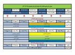 جدول زمان بندی انتخاب واحد نیم سال اول سال تحصیلی 1405-1404 2