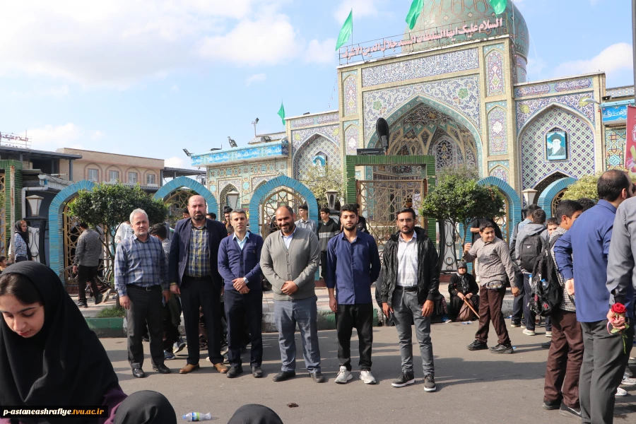 شرکت در راهپیمای 13 آبان 1404 همکاران ودانشجویان آموزشکده آستانه اشرفیه 3