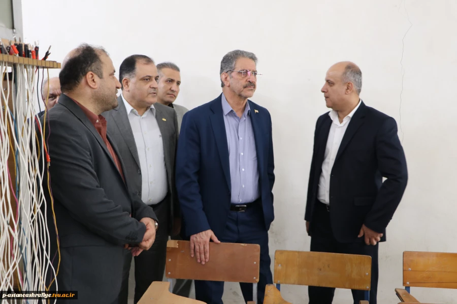 بازدید رئیس دانشگاه ملی مهارت از آموزشکده پسران آستانه اشرفیه 9