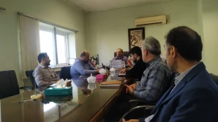 برگزاری جلسه فرهنگی وبرنانه ریزی برای مسابقات فرهنگی ورزشی به مناسبت هفته بسیج 4