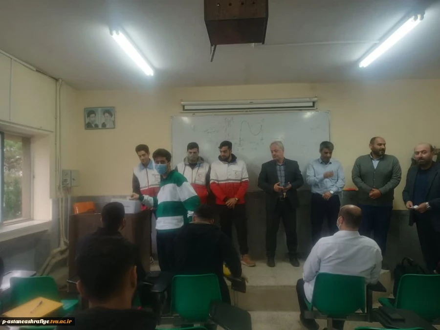 برگزاری مراسم انتخابات مسئول جدید کانون هلال احمر آموزشکده 2