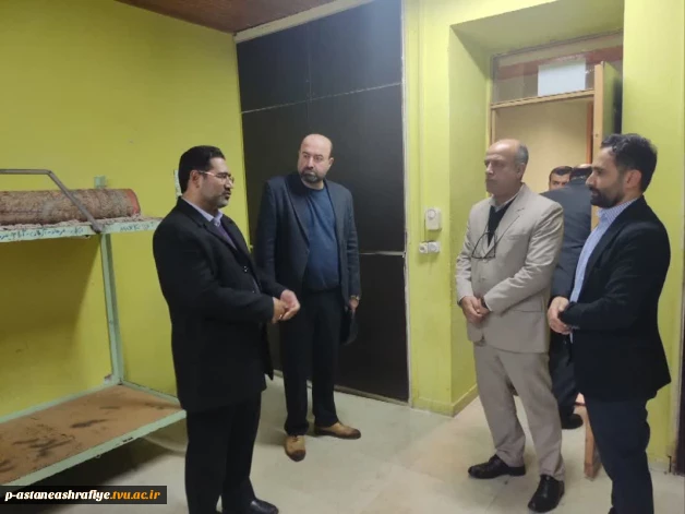 بازدید معاونت محترم فرهنگی ودانشجویی دانشگاه ملی مهارت جناب آقای دکتر جعفری از خوابگاه دانشجویان آموزشکده آستانه اشرفیه