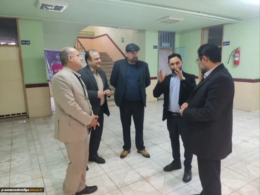 بازدید معاونت محترم فرهنگی ودانشجوی دانشگاه ملی مهارت جناب آقای دکتر جعفری از خوابگاه دانشجویان آموزشکده آستانه اشرفیه  3