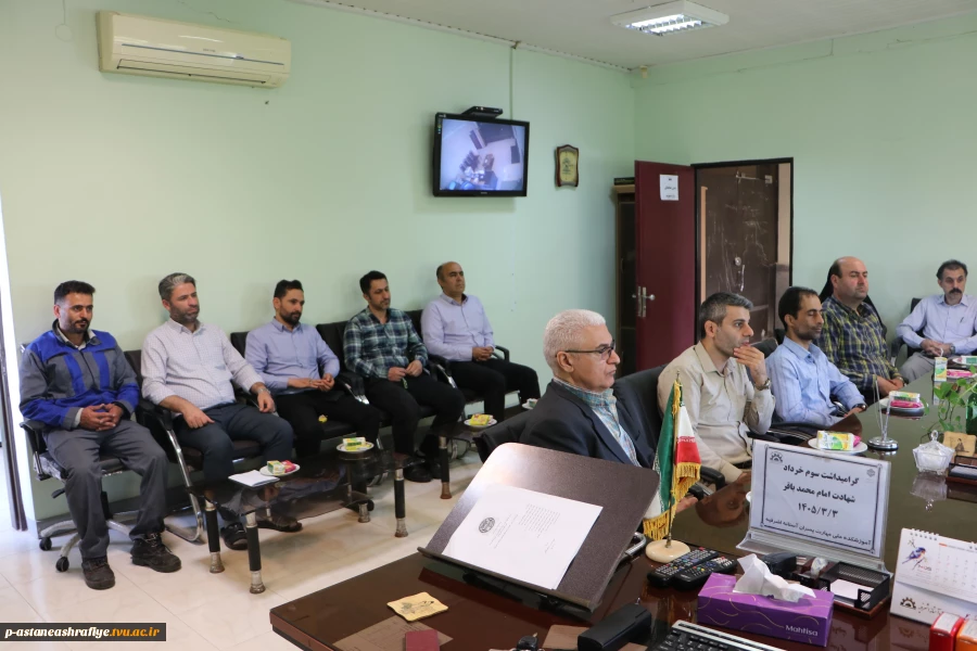 برگزاری جلسه سخنرانی به مناسبت سوم خرداد وشهادت امام  محمد باقر (ع) 2