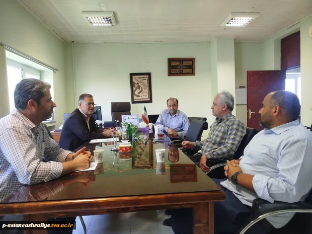 حضور نماینده هیئت نظارت استان جناب دکتر برهانی از برگزاری کلاس های حضوری آموزشکده آستانه اشرفیه