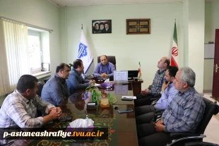 بازدید معاونت فرهنگی ودانشجویی  دانشگاه ملی مهارت استان گیلان از آموزشکده آستانه اشرفیه 5